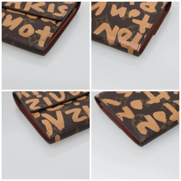 LOUIS VUITTON Graffiti Porte Monnaie Credit Wallet Orange M92190 LV Auth 140515 - Picture 14 of 15